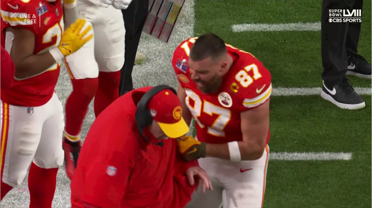 Travis Kelce’s Super Bowl rant at Kansas City Chiefs’ coach Andy Reid back in the spotlight