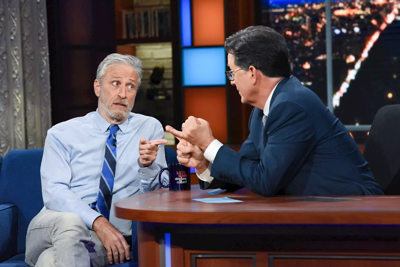 Jon Stewart basically says he returned to The Daily Show because Apple censored him