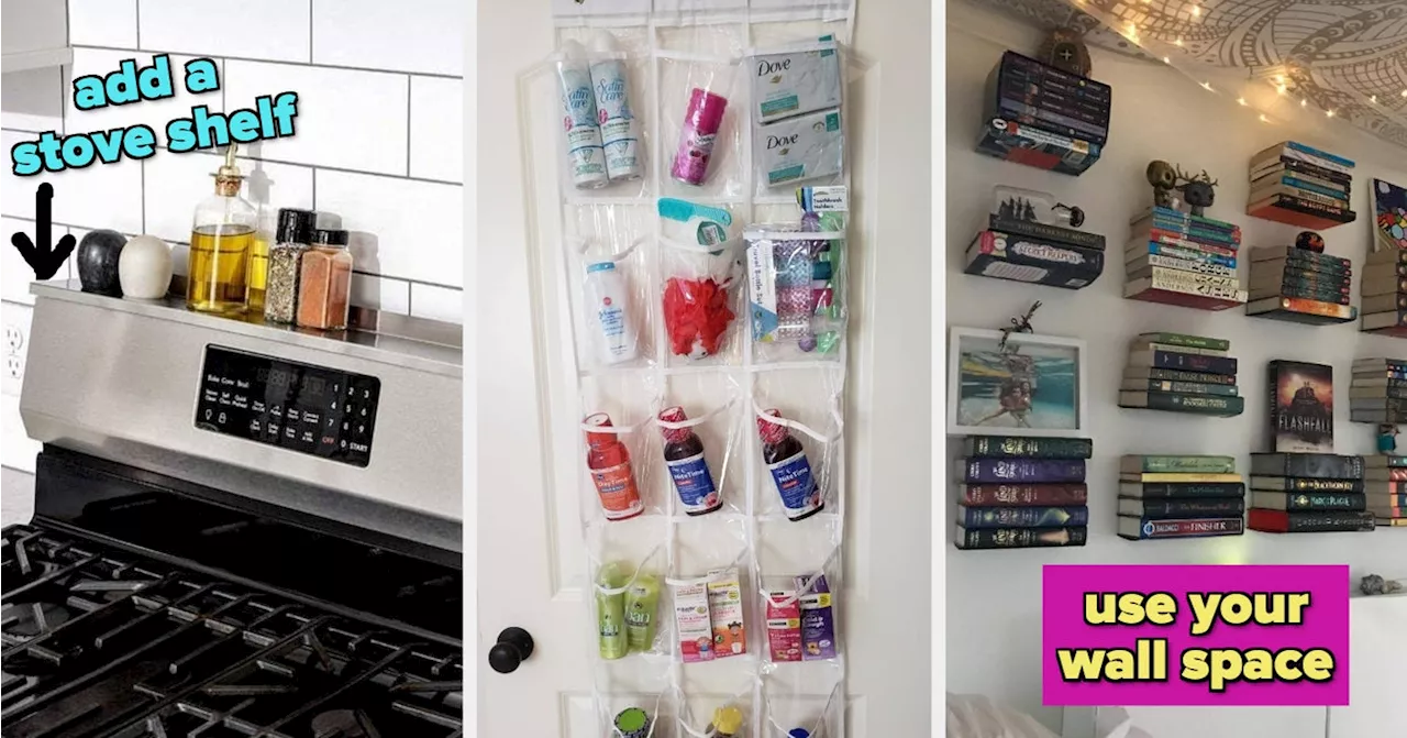 40 Ways To Save A Huge Amount Of Space When Organizing