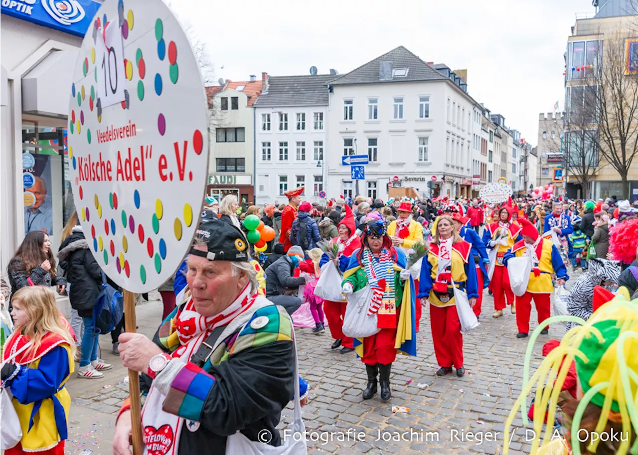 Karnevalszüge in den Stadtteilen am Dienstag