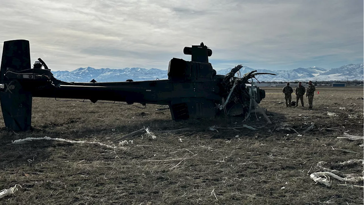 Utah National Guard pilot remains hospitalized, 2nd pilot released after Apache crash