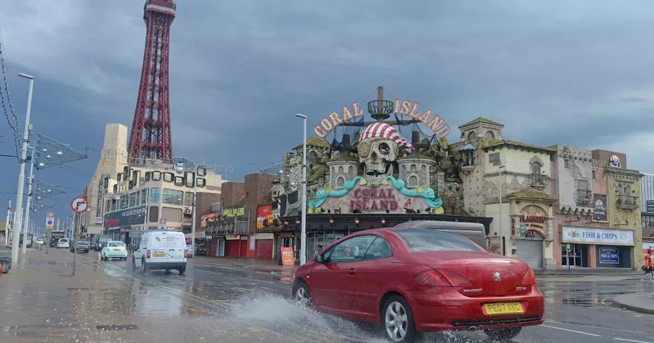 Blackpool and Morecambe named among the wettest seaside towns in the UK