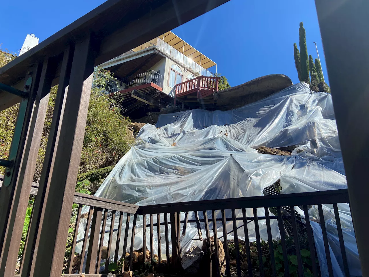 Mission Hills residents fear mudslide behind multimillion-dollar home will hit their house