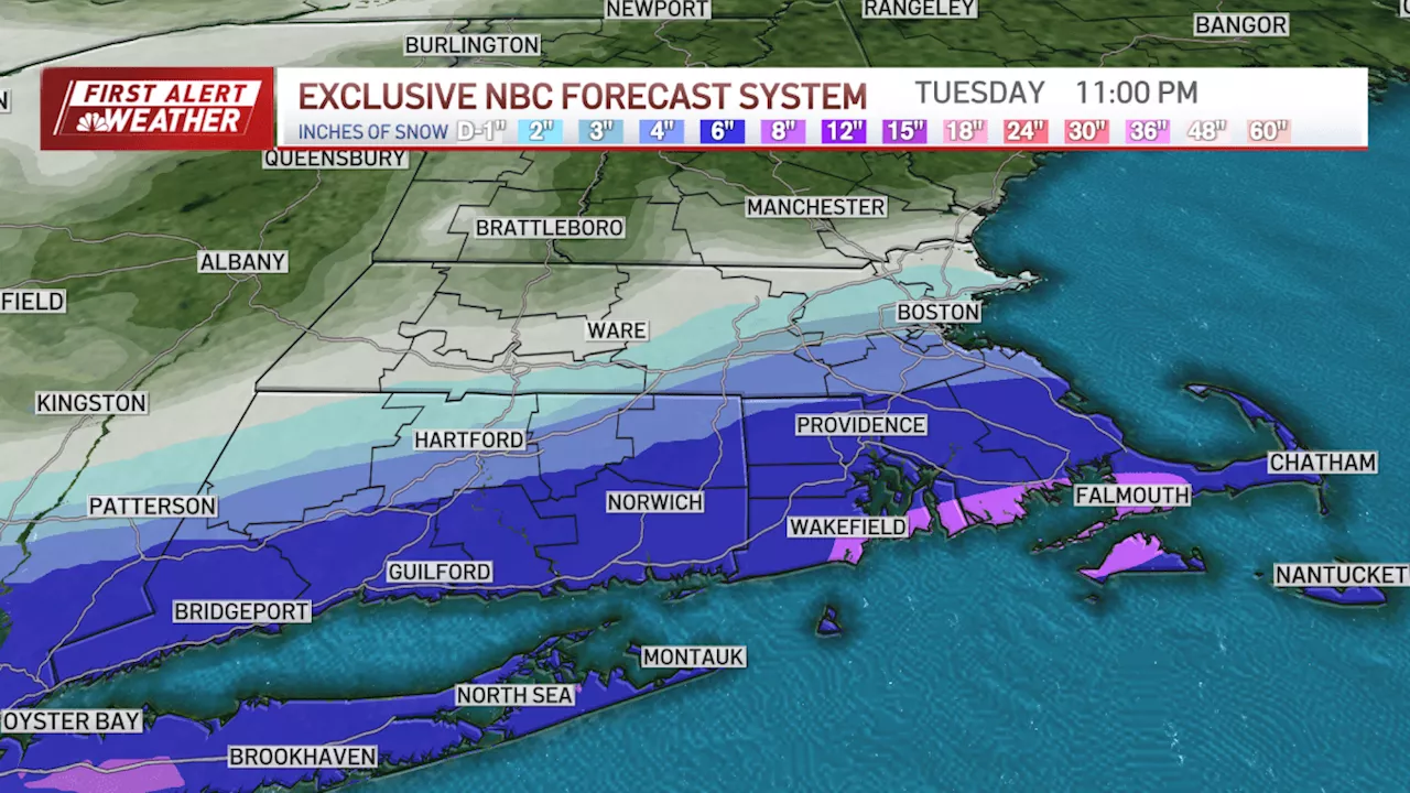 Nor'easter arrives, heaviest snowfall in southern New England