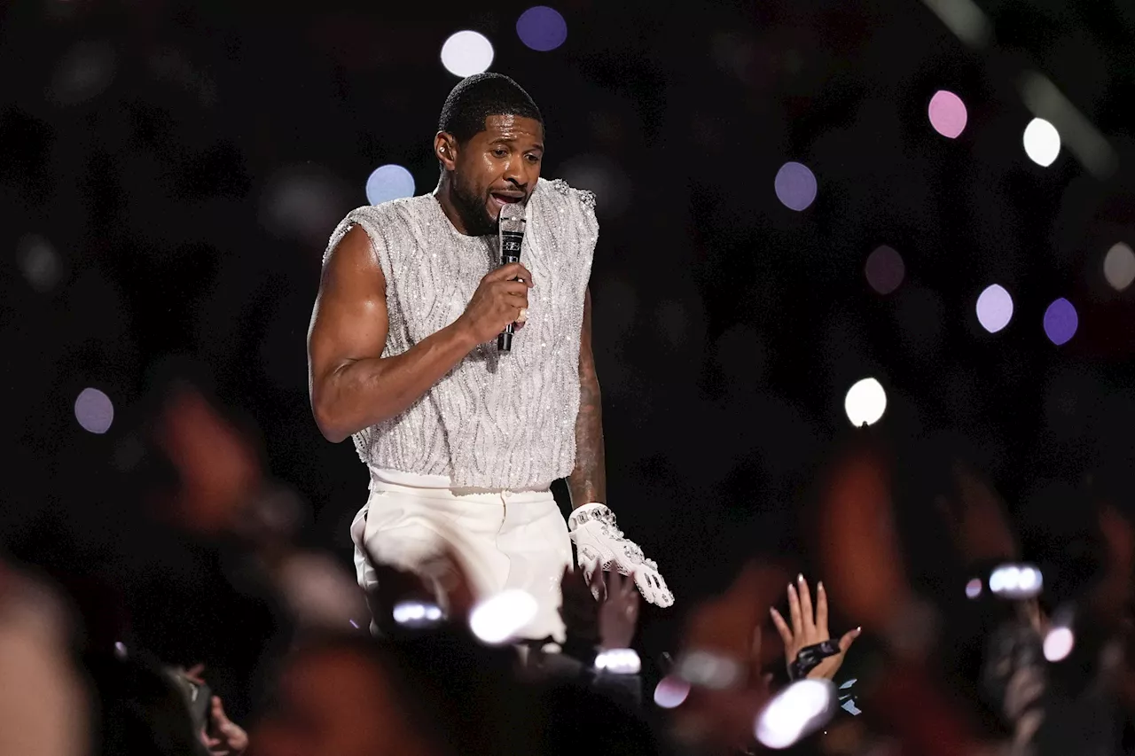 Review: Usher shines at star-studded 2024 Super Bowl halftime show