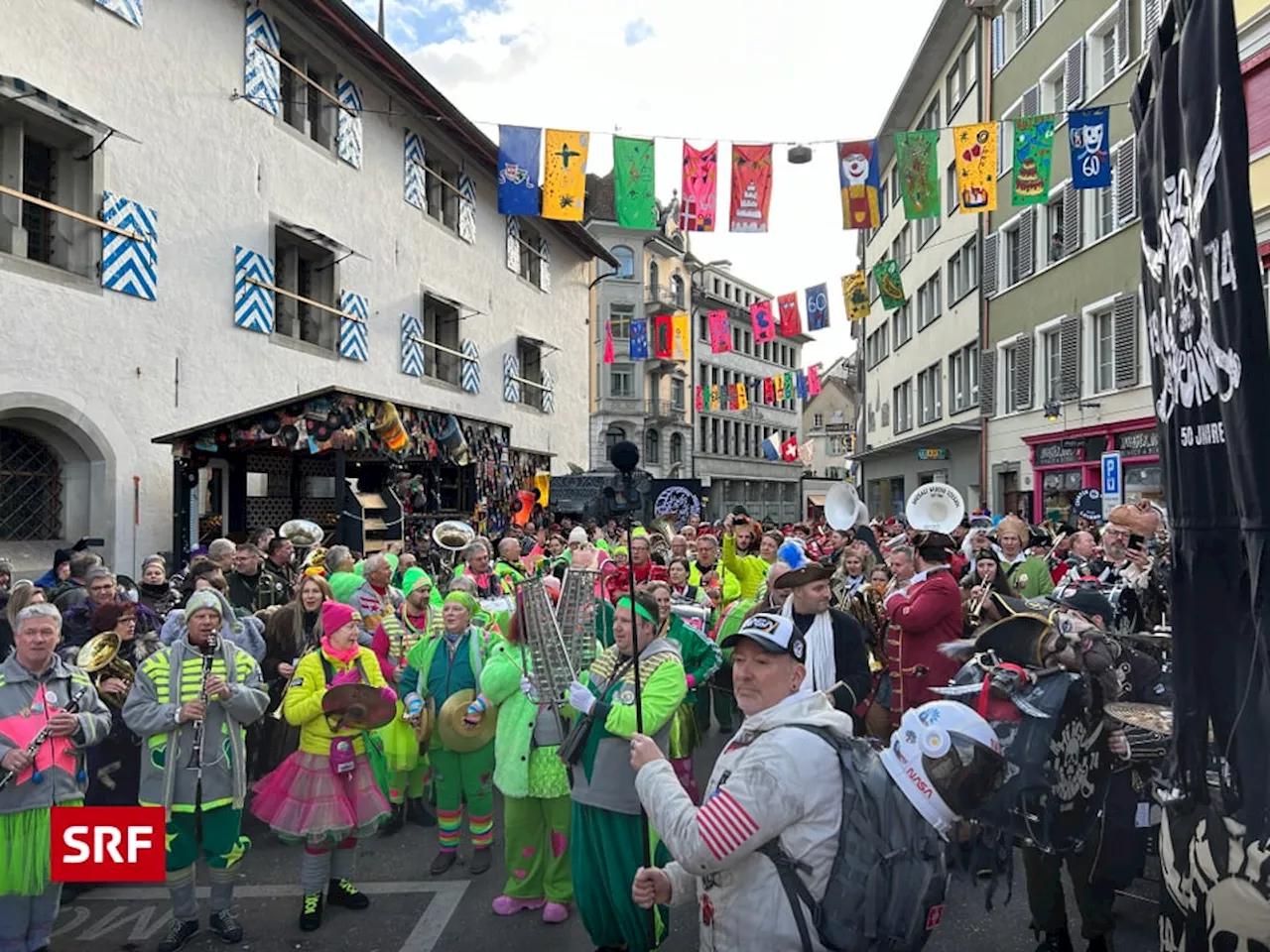 Die «Vereinigten Guggenmusiken» feiern in Luzern ihr Jubiläum - Regionaljournal Zentralschweiz