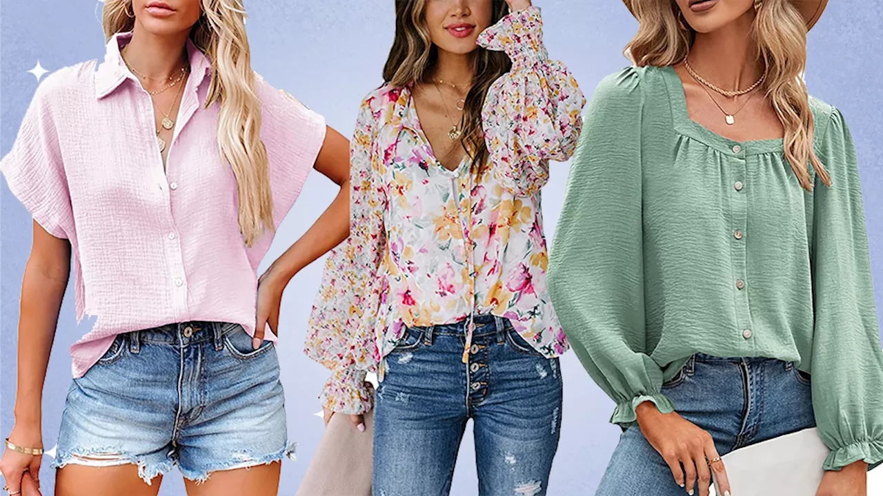 The 7 Best Spring Blouses to Shop At Amazon For $30 and Under