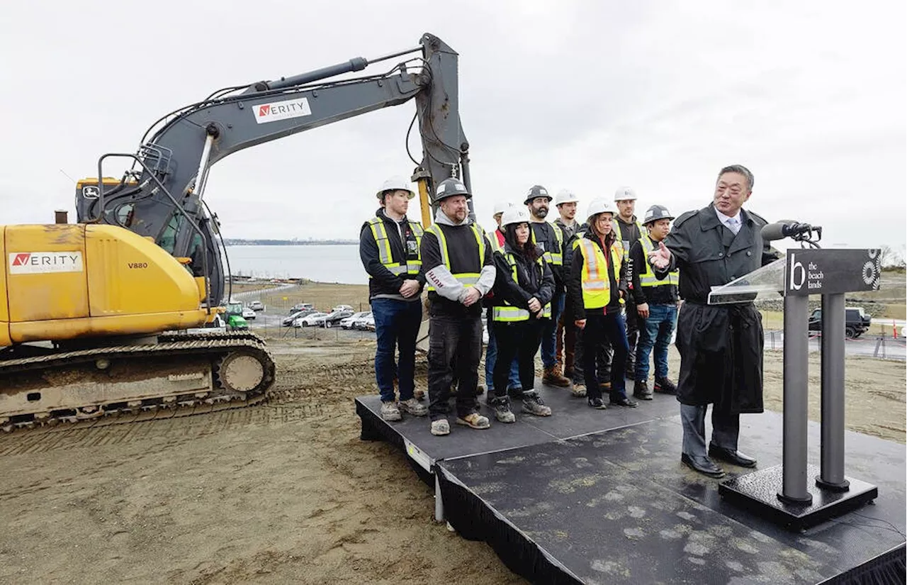 Excavators dig in on Colwood's $1.2B Beachlands development