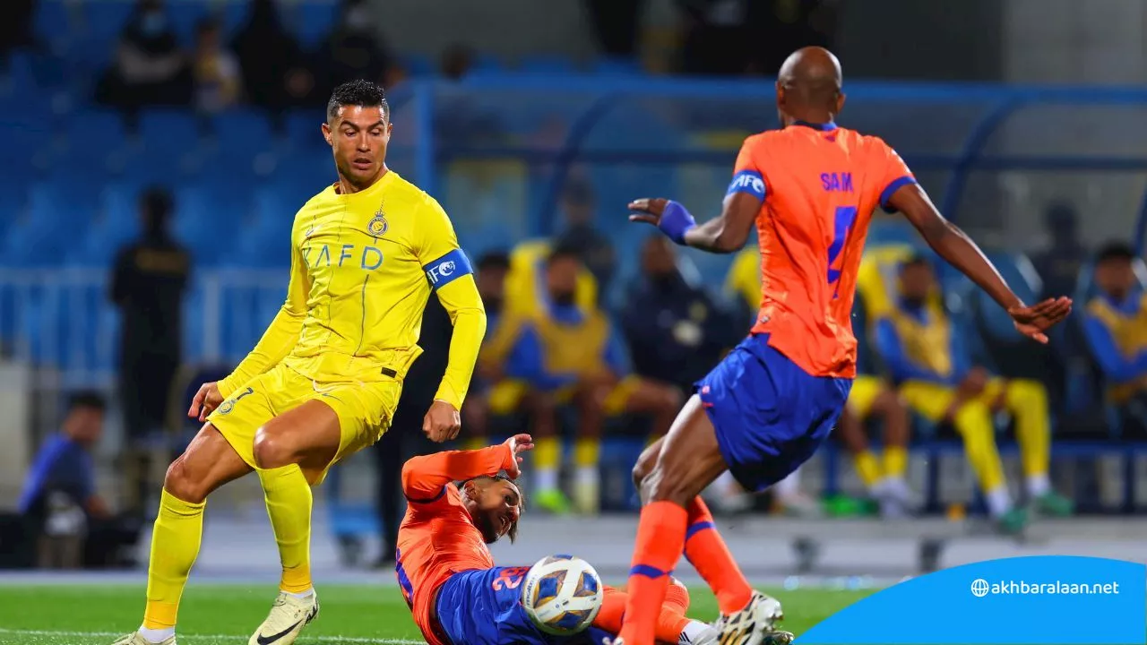 رونالدو يقود النصر السعودي للفوز على مواطنه الفيحاء في ذهاب ثمن نهائي أبطال آسيا