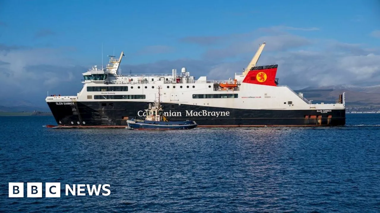 Long-delayed Ferguson ferry Glen Sannox begins sea trials