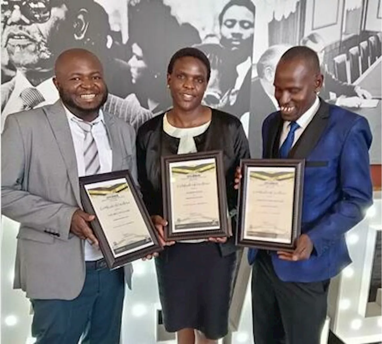 Teachers from Sunward Park High School and Sunward High Performance School awarded at academic excellence awards