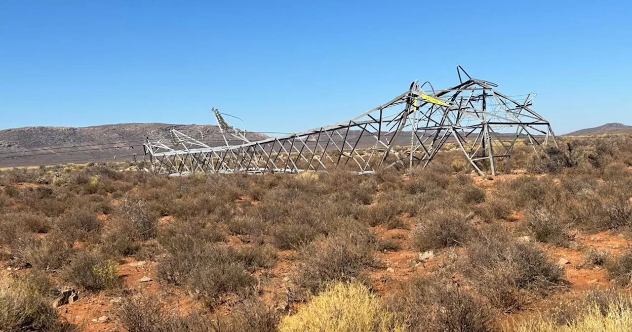 Eskom making 'significant progress' to repair damaged infrastructure, restore power in Karoo