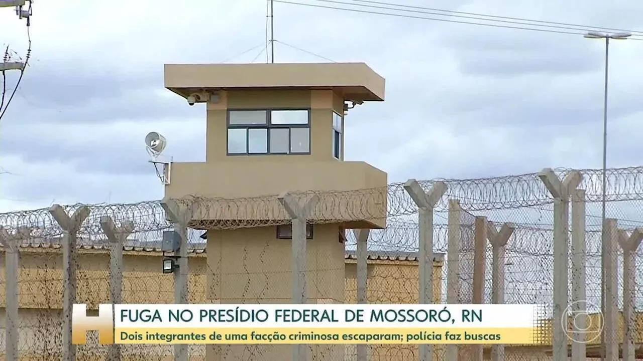 Dois presos fogem de presídio de segurança máxima em Mossoró