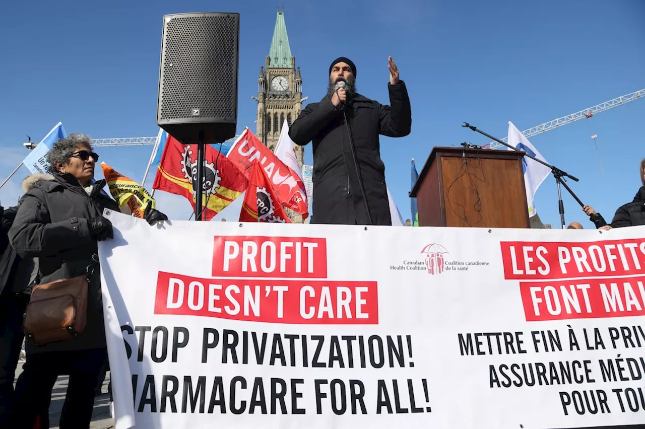 Singh says government’s pharmacare bill must include plan for a single-payer system to keep NDP-Liberal deal alive