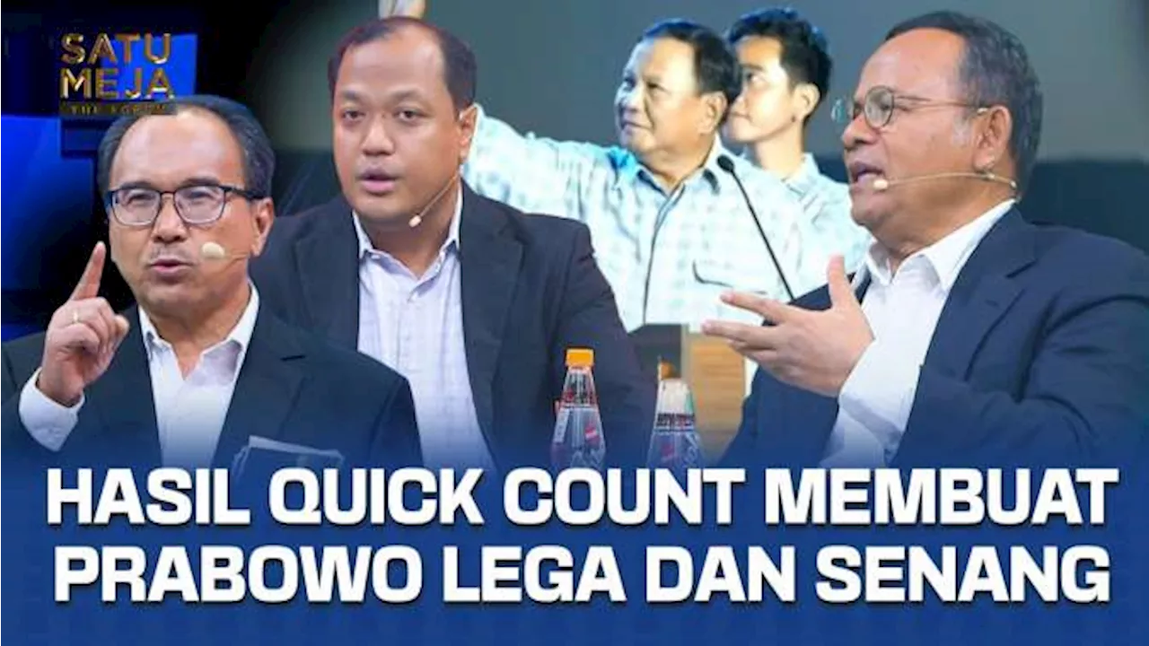 Hasil Quick Count Buat Prabowo Senang, Komaruddin Hidayat: Selebrasi Jangan Berlebihan