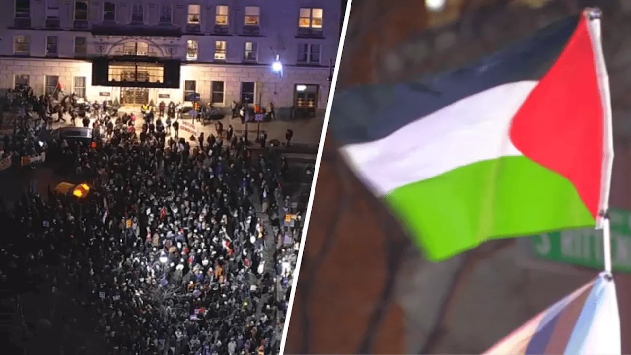 ‘Shake the city up': Large pro-Palestinian rally marched through Center City blocking traffic