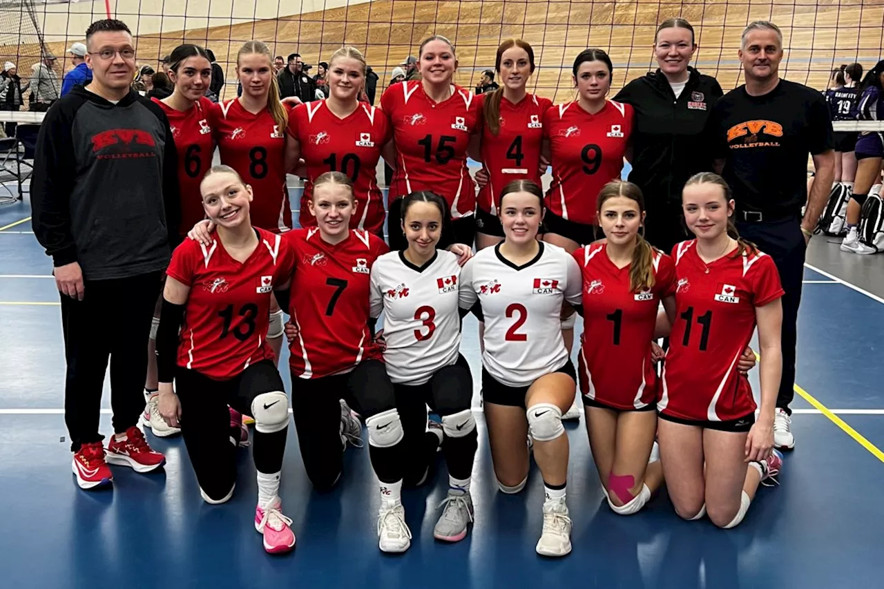 U16 Kodiaks Red girls bring home silver from Burnaby club v-ball tournament