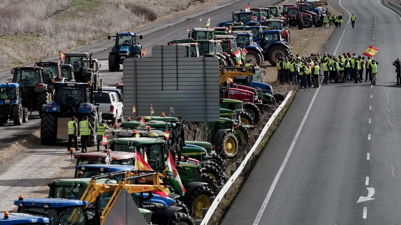  Estas son las carreteras cortadas por las protestas de los agricultores en España