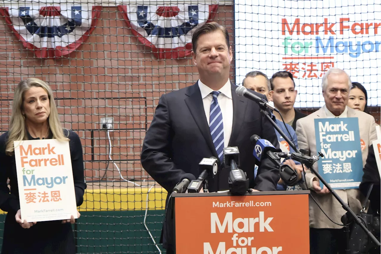 Mark Farrell launches mayoral campaign from a batting cage — lobs high heat at Mayor Breed