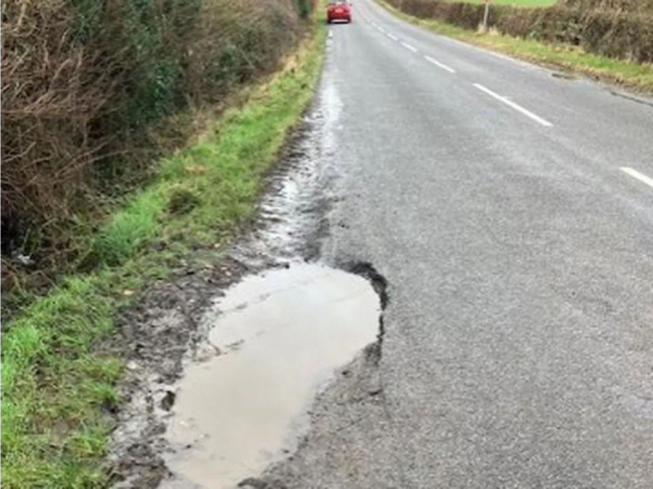 Driver slams council after potholed road takes out three tyres in as many days