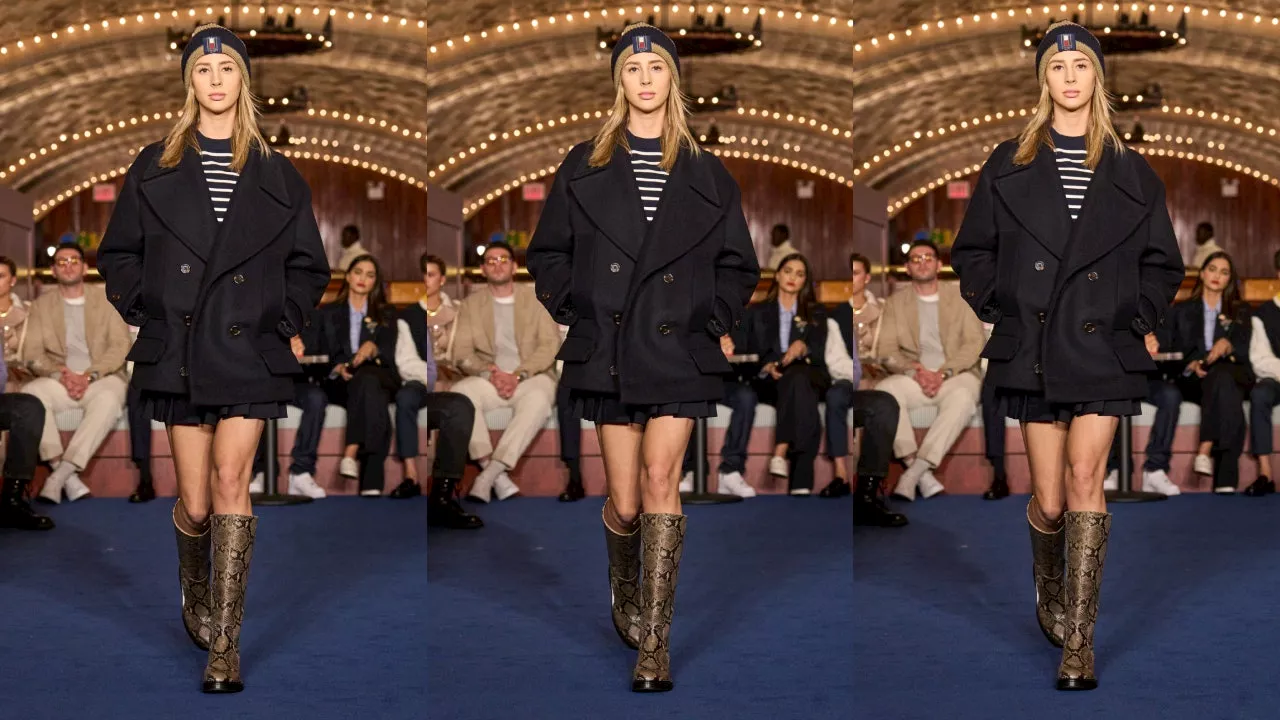 Scarlet Stallone Makes Her Runway Debut at the Tommy Hilfiger Fall-Winter 2024 Show