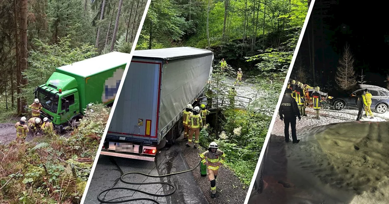 Fehlgeleitete Lkw und Autos: Ein immer häufigeres Phänomen