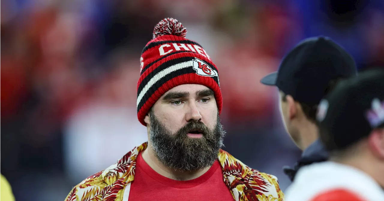 Jason Kelce Denies Falling Into Plant After Viral Super Bowl Video