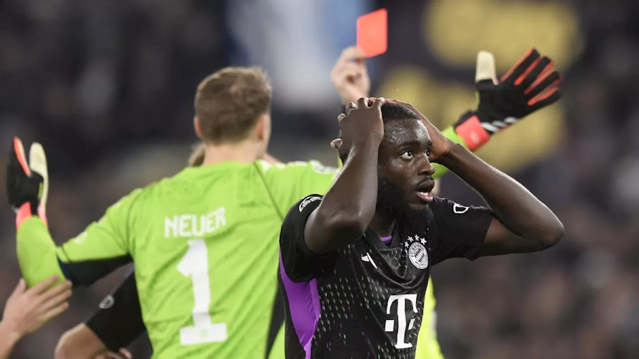 Bayern München nog ver verwijderd van kwartfinale na dwaze tackle Upamecano