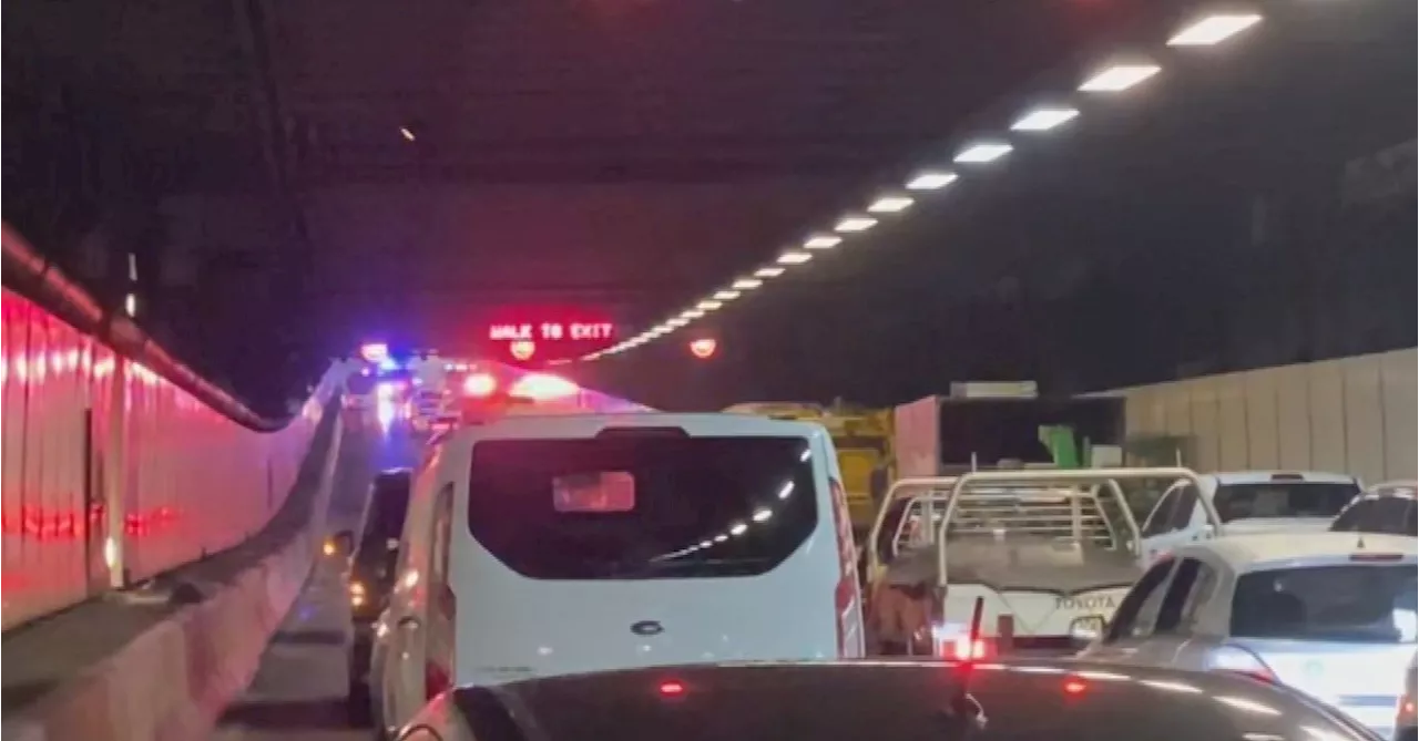 Car fire closes major Sydney tunnels, sparking traffic chaos