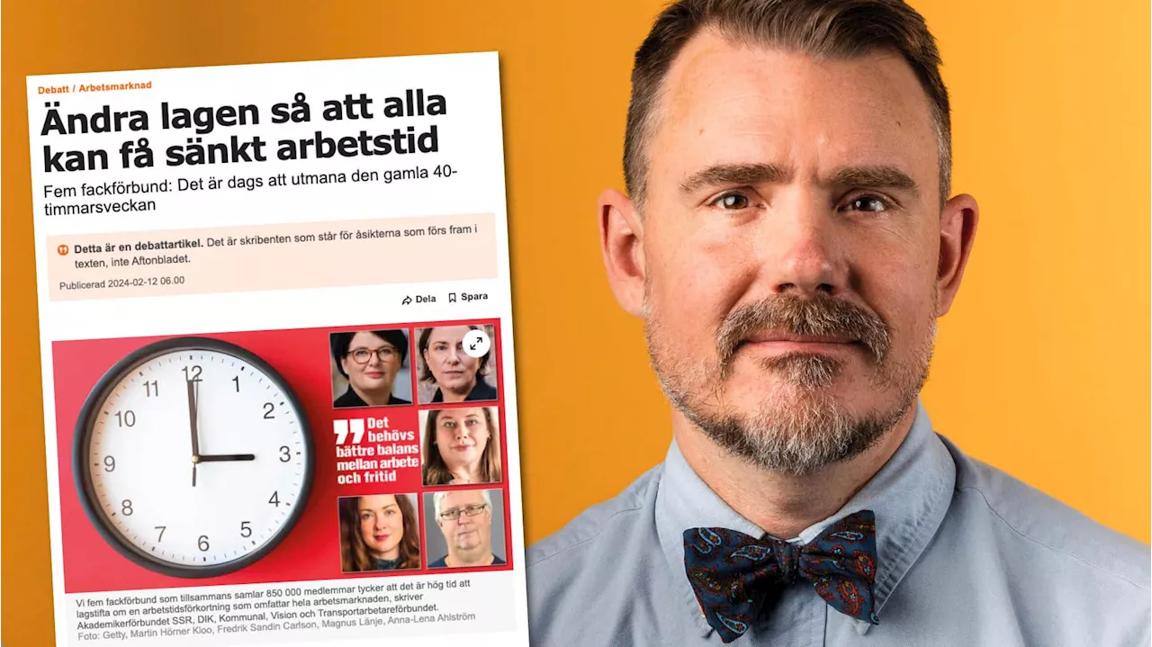 Kortare arbetstid är en mycket dålig idé