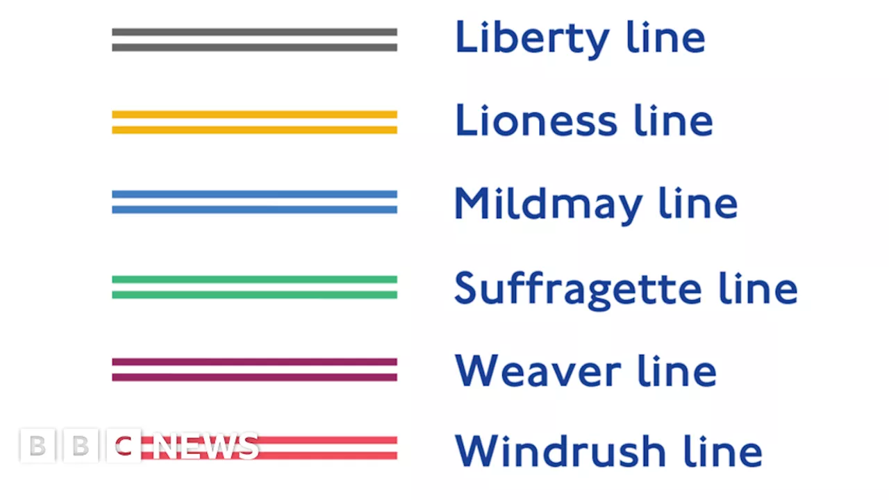 London Overground: New names for its six lines revealed