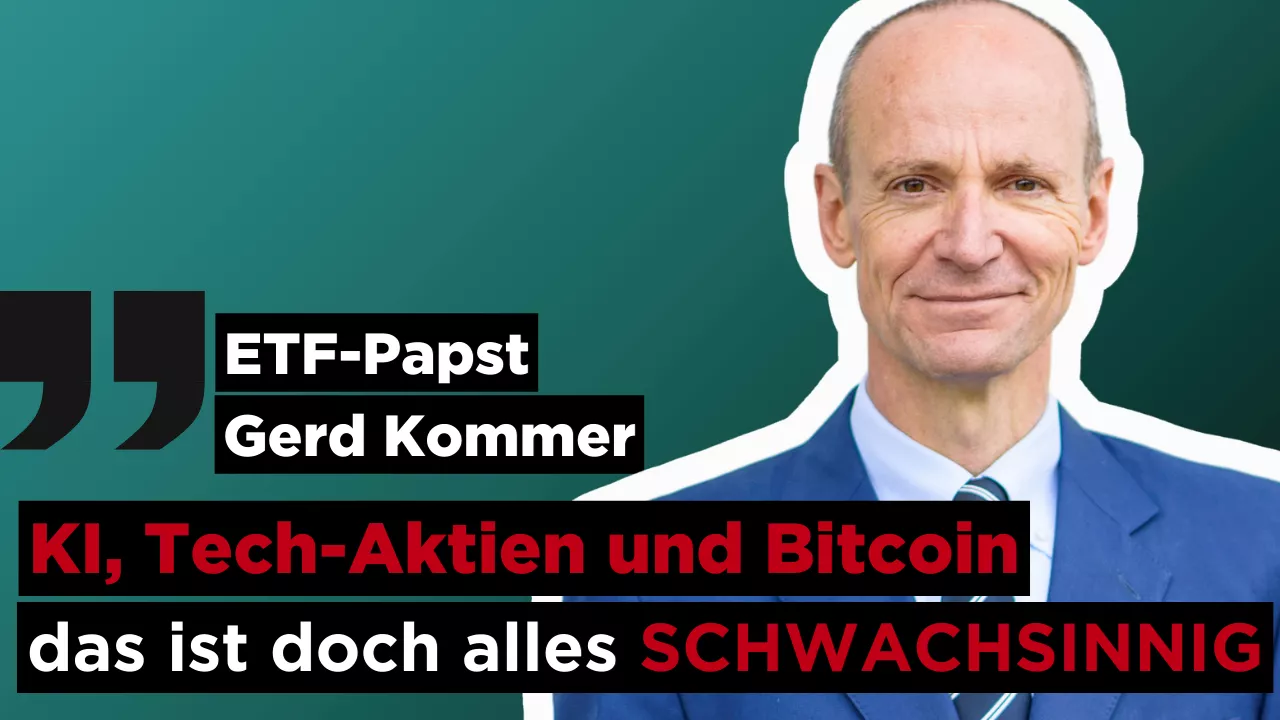 Fallen Sie nicht auf KI-Aktien, Tech-Aktien und Bitcoin herein, warnt ETF-Experte Gerd Kommer