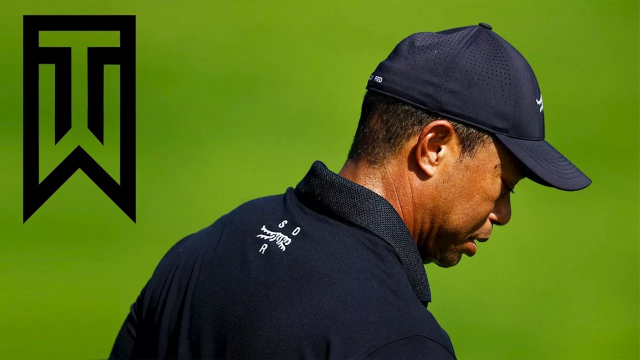 Tiger Woods turns his back on his old logo