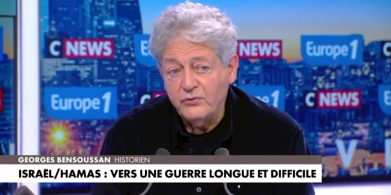 Israël-Hamas : pour Georges Bensoussan, «la bataille médiatique est perdue depuis 50 ans» par l'État...