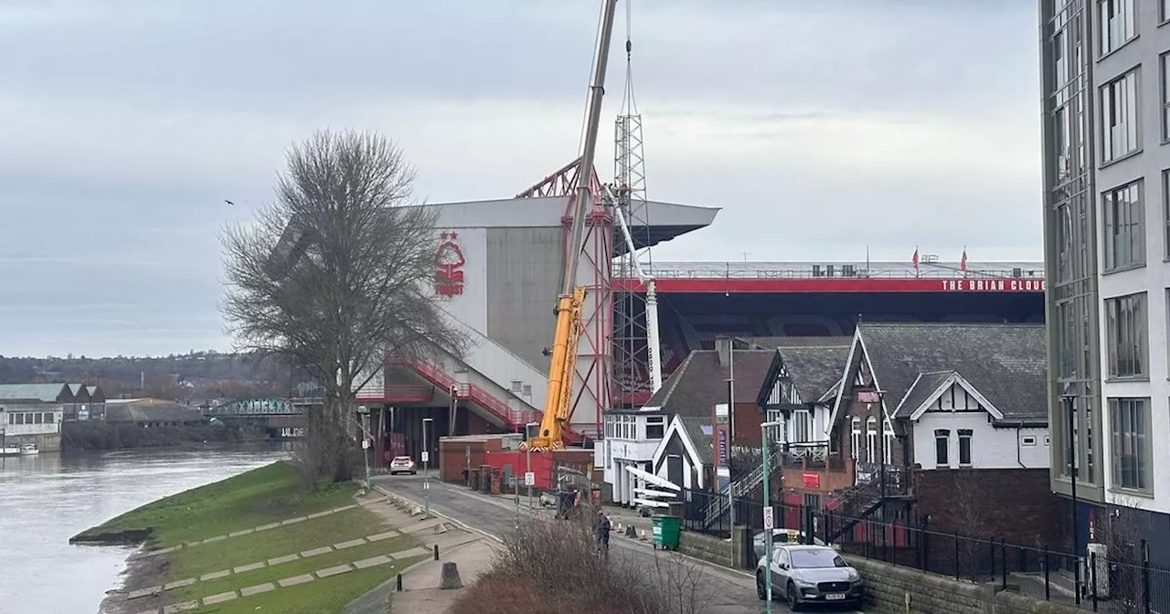 Anticipation as work appears to start on City Ground improvements