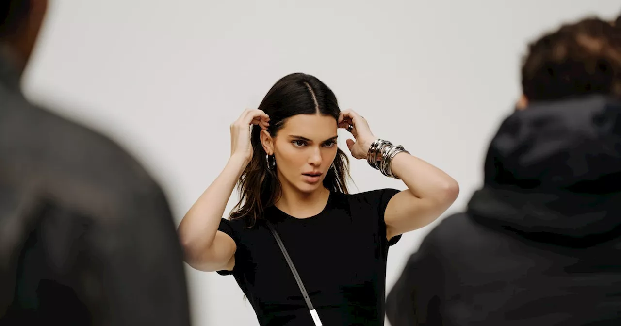 Kendall Jenner Calvin Klein Spring 2024 Exclusive BTS Photos