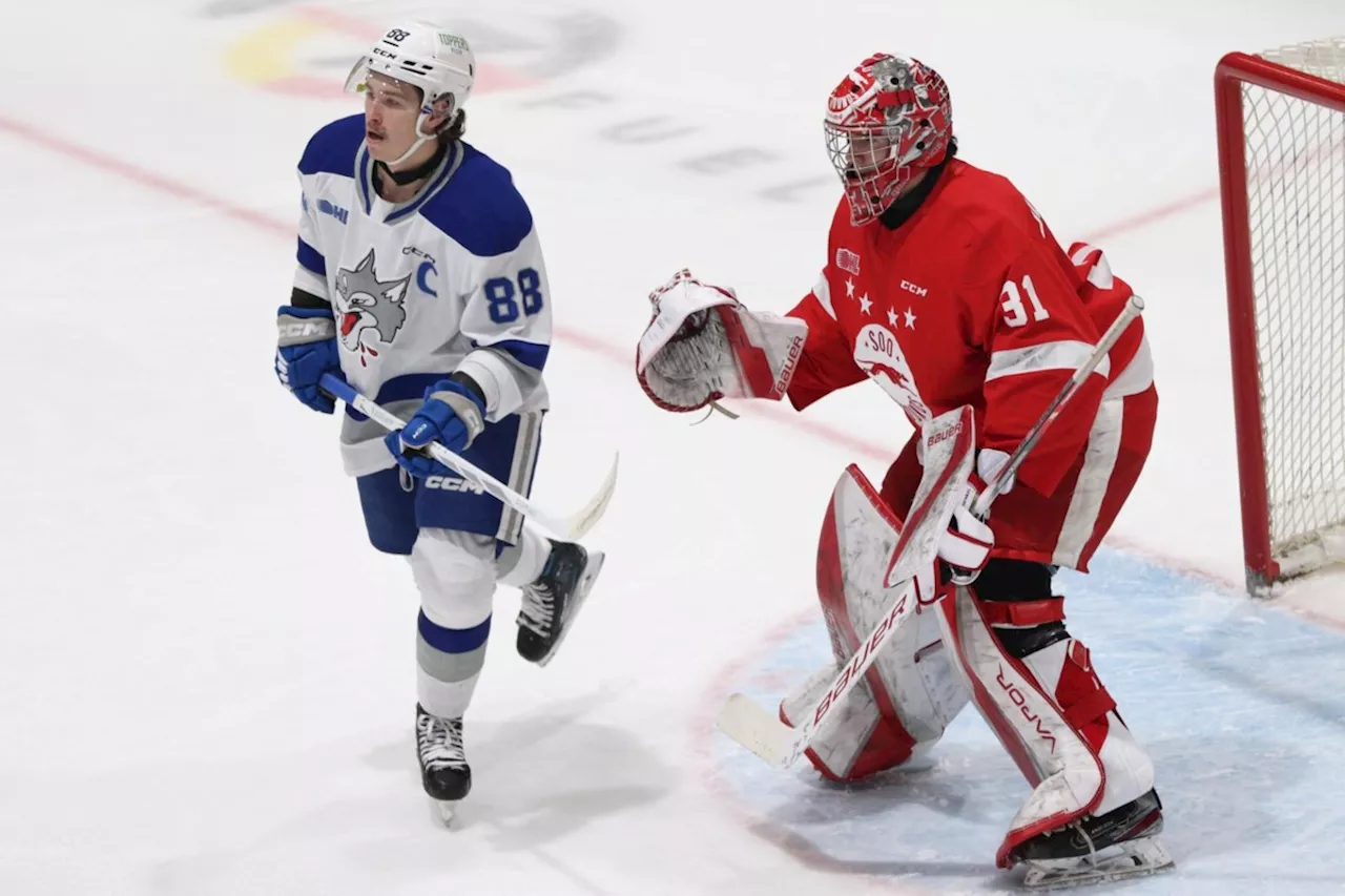 Shootout goal gives Soo Greyhounds a victory over Sudbury Wolves