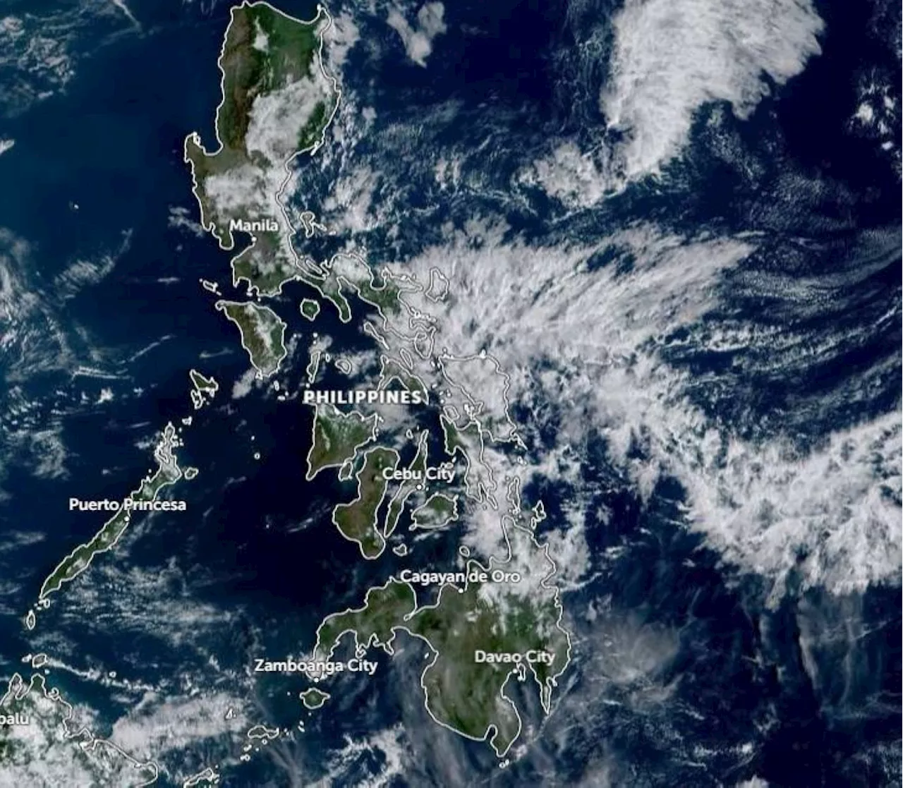 Fair Weather Expected in the Philippines, with Isolated Rain Showers