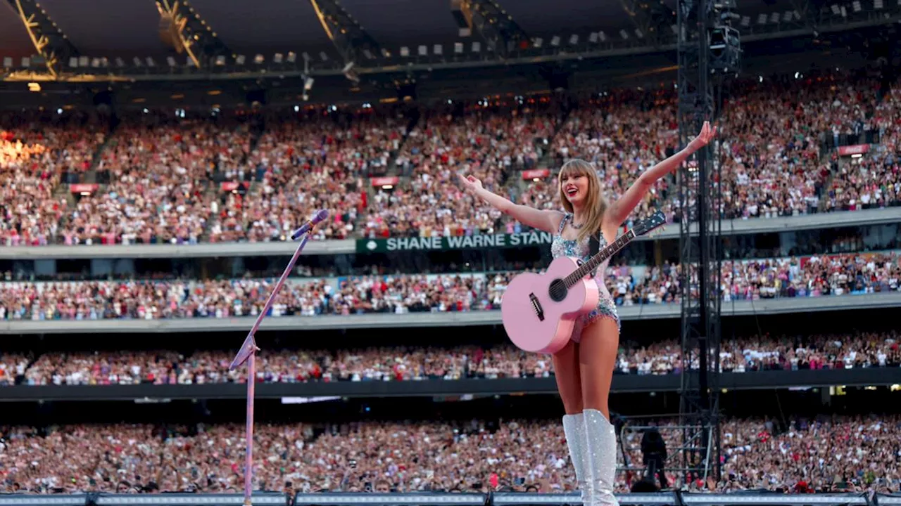 Taylor Swift performs in front of 96,000 fans in Melbourne