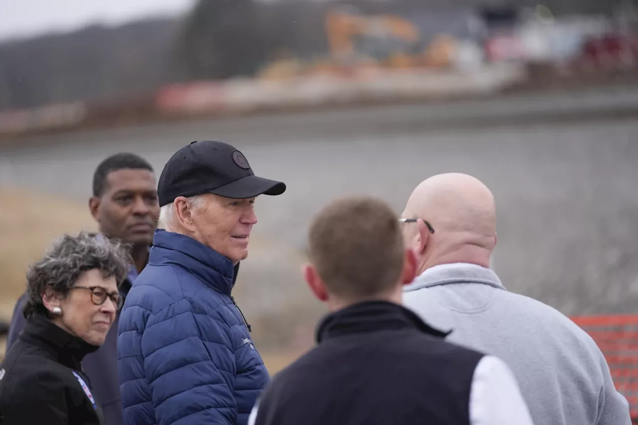 Biden Visits East Palestine One Year After Train Derailment