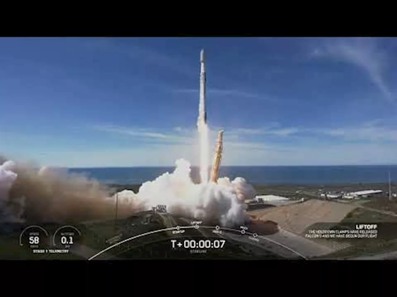 SpaceX skjuter upp Falcon 9 för 300:e gången