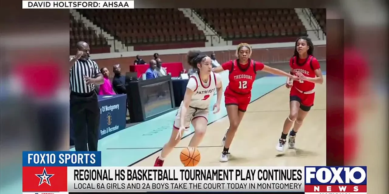 AHSAA Regional Basketball Tournament action continues across the state