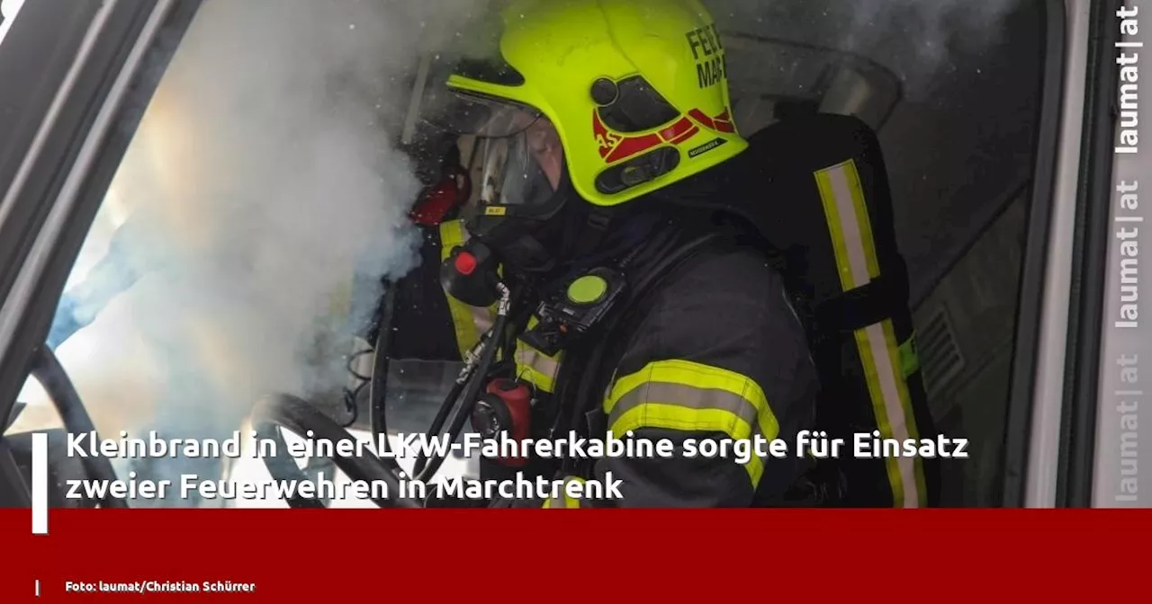 Feuerwehreinsatz bei Kleinbrand in Marchtrenk