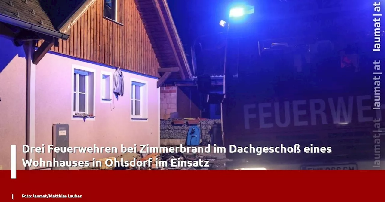 Zimmerbrand in Wohnhaus in Ohlsdorf