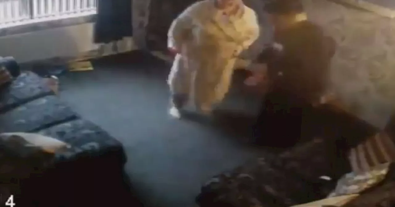 Despicable couple filmed bagging up spice in front of child on living room floor