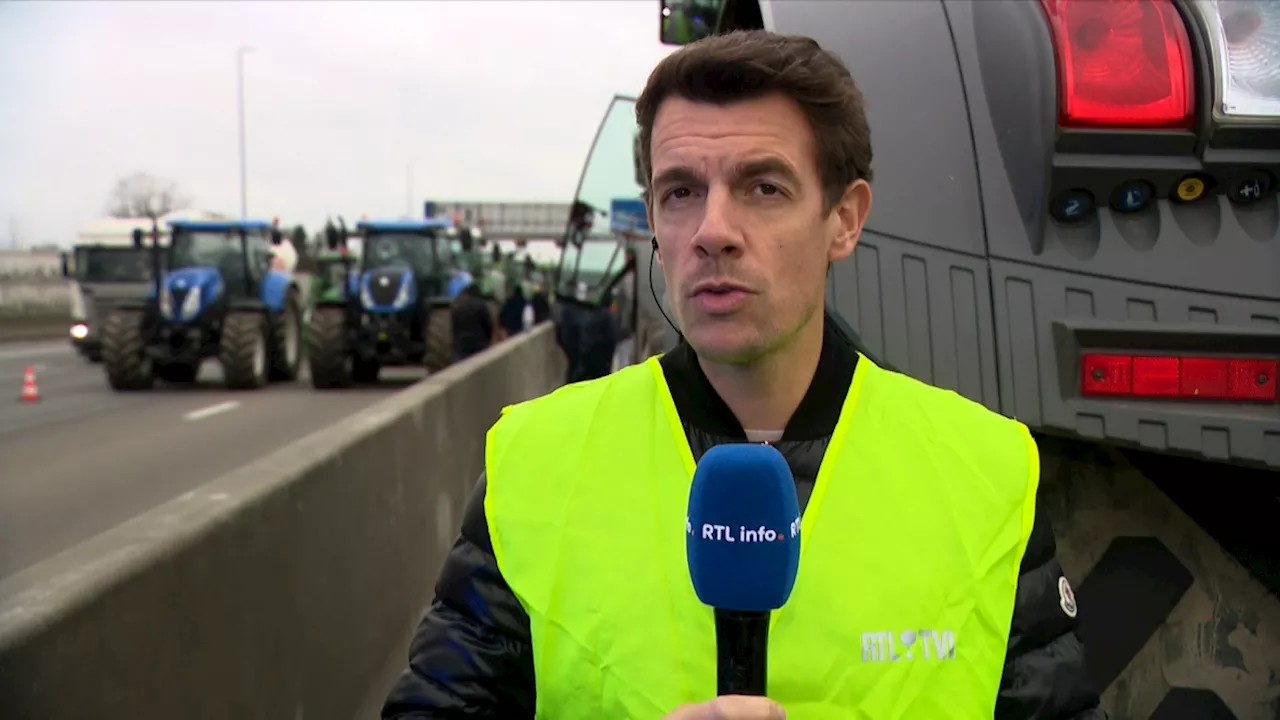  Les agriculteurs devraient quitter Loncin 'dans l'heure' et pourraient bloquer certaines grandes