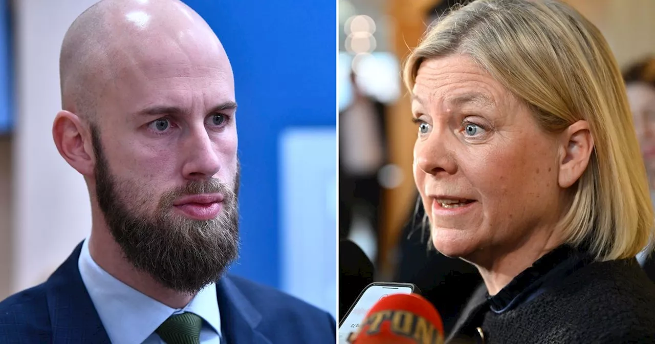 Magdalena Andersson ifrågasatte Henrik Jönsson