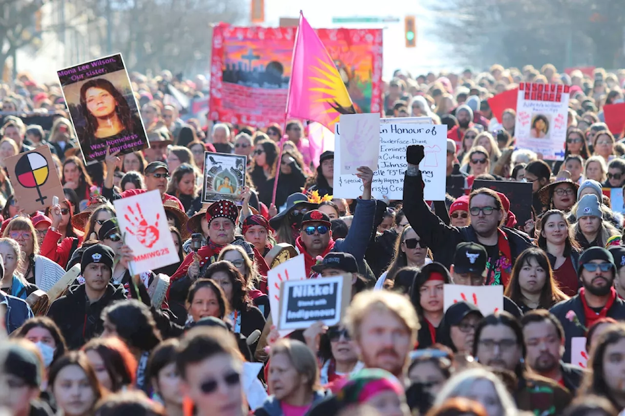 B.C. march for missing Indigenous women continues, need remains unchanged