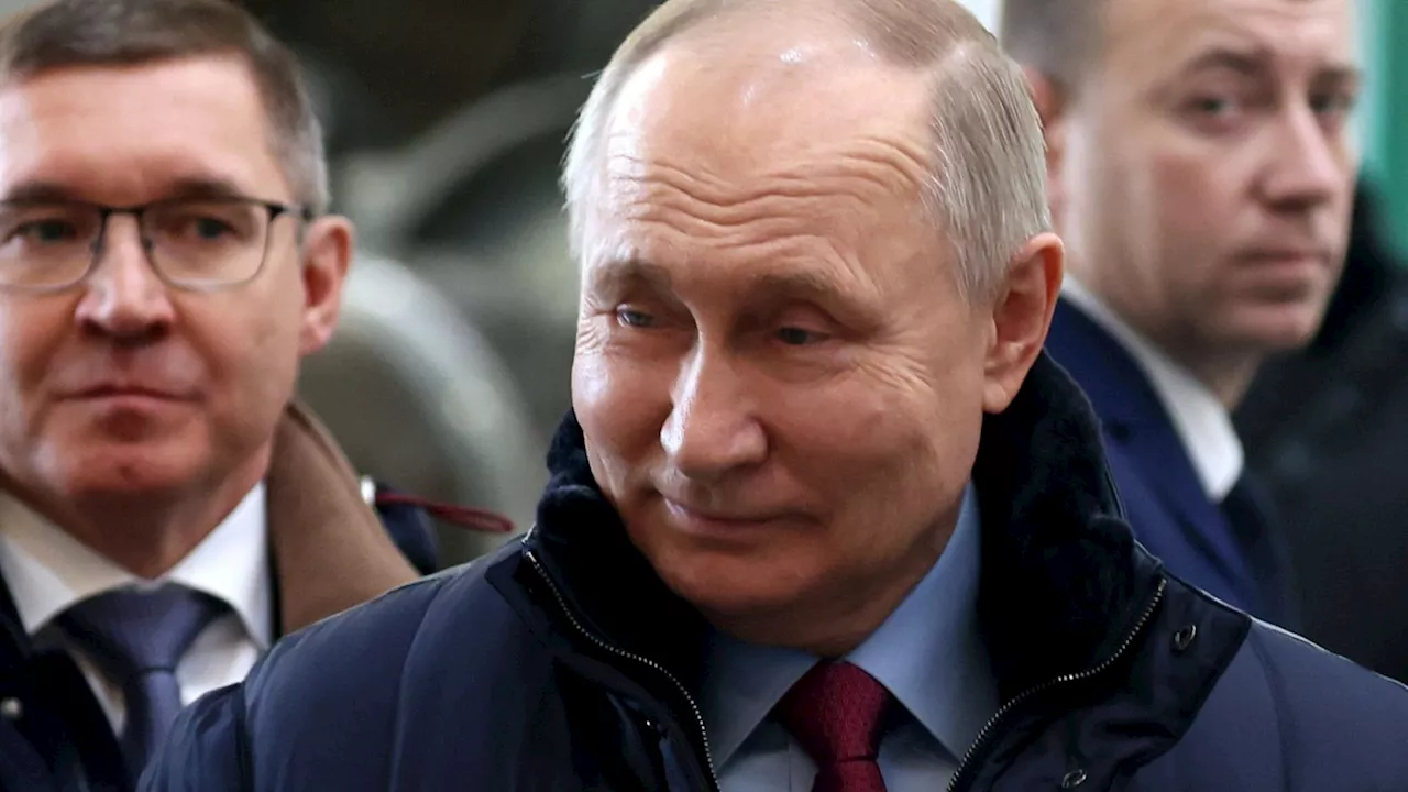 Ruthless Vladimir Putin SMIRKS as he’s seen for the first time since No1 enemy Alexei Navalny was ‘...