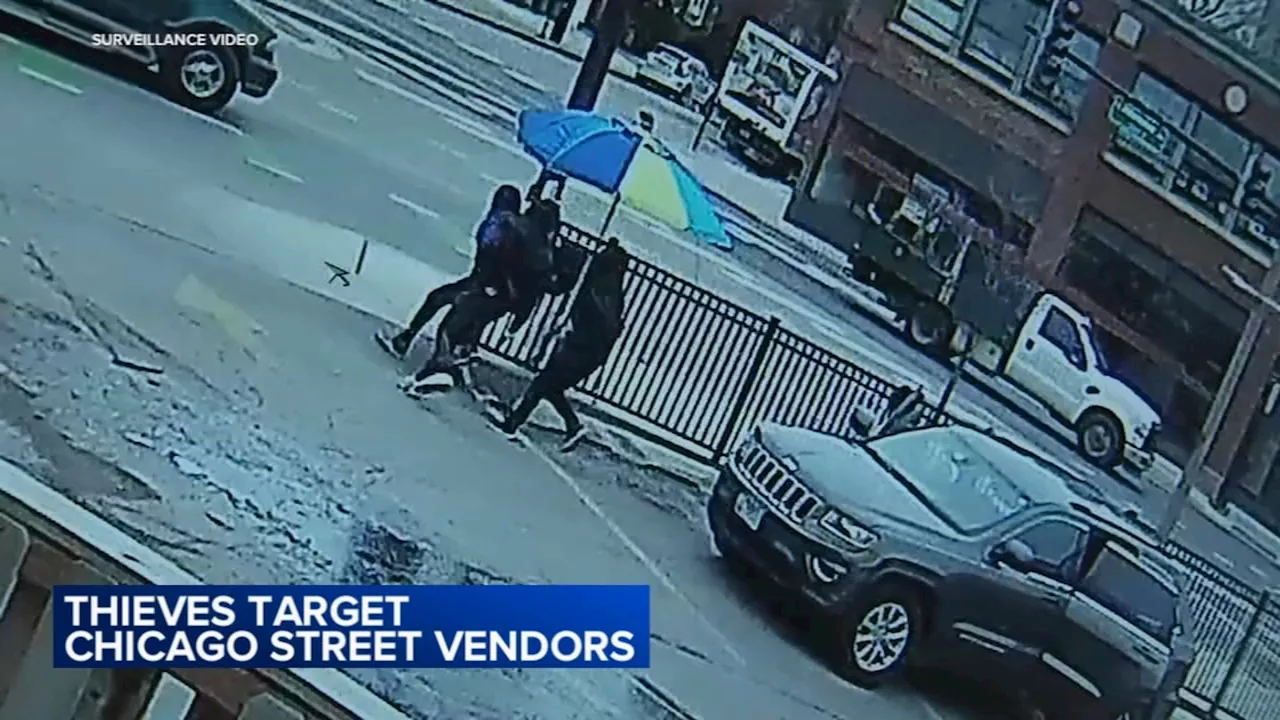 Street vendor targeted by armed robbers on Northwest Side, Chicago police say: VIDEO